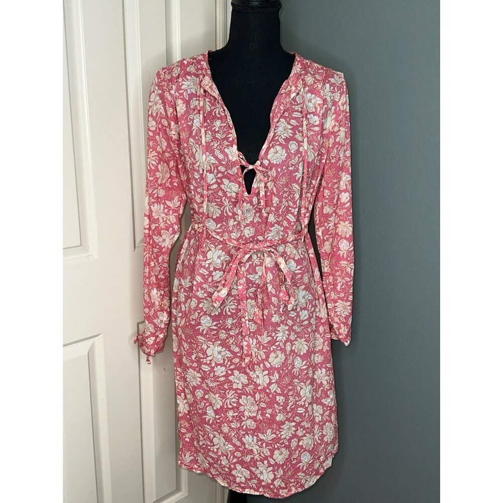 J. Crew Pink Floral Mini Dress